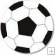 Cruzin Caps -Assorted Black on White Soccer Ball, Package of 250 caps